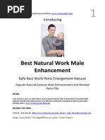 Best Natural Work Male Enhancement