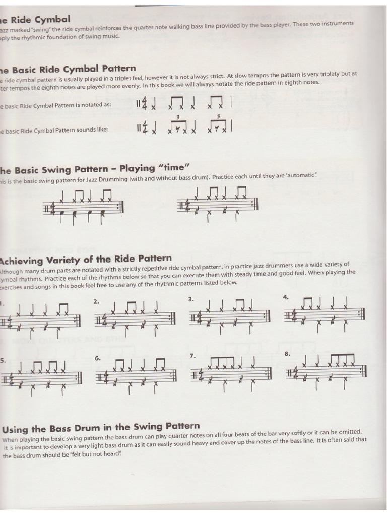 01 - Ride Cymbal | PDF