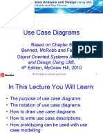 Use Case Diagrams: Based On Chapter 6 Bennett, Mcrobb and Farmer