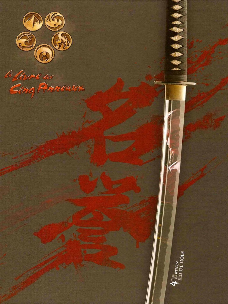 Livre des Cinq Anneaux 1ère édition Gamme du jeu de rôle