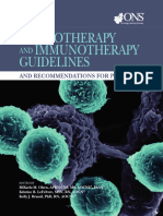 Chemotherapy Immunotherapy Guidelines and Recommendations For Practice 4