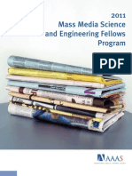 2011 Mass Media Science and Engineering Fellows Program