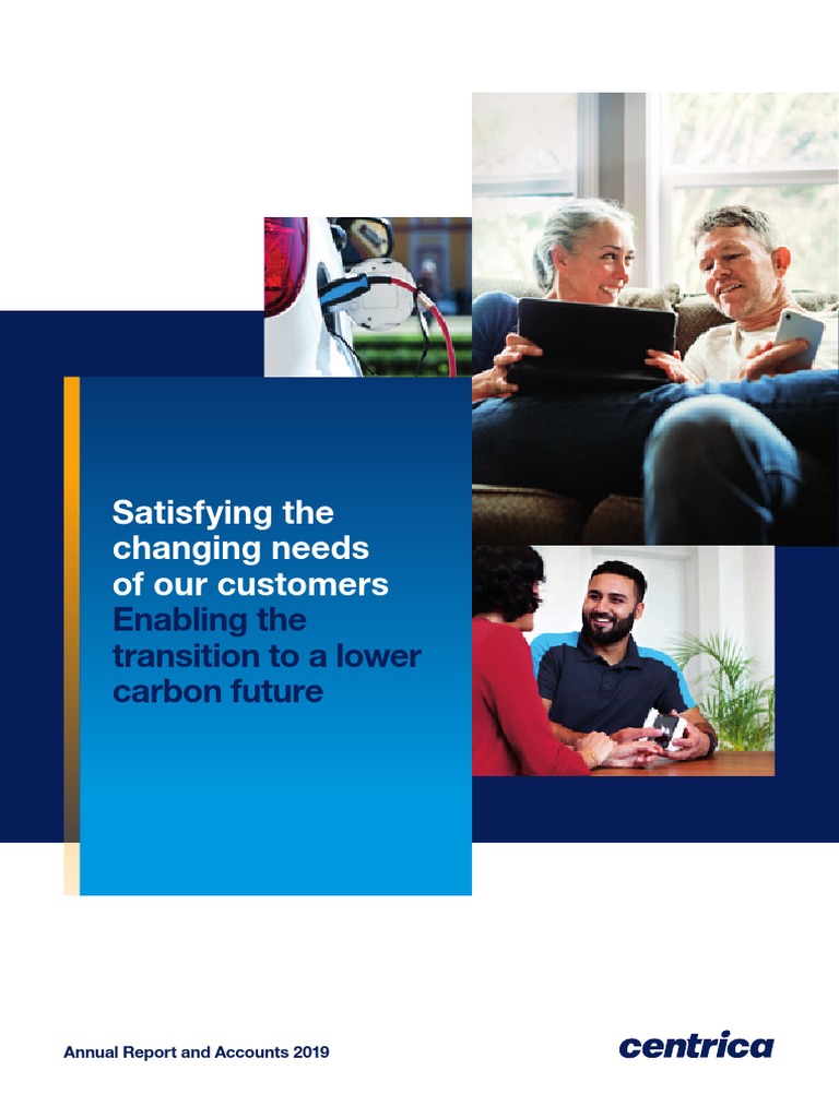 Centrica Annual Report and Accounts 2019 PDF Low Carbon Economy