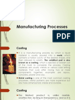 Manufacturing Processes and Metrology