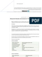 Manual de Llenado de Declaración Tributaria - Municipalidad de San Isidro