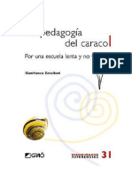 Zavalloni Gianfranco La Pedagogia Del Caracol