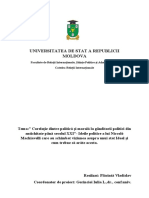 Corelație dintre politică și morală la gânditorii politici din antichitate până secolul XXI”-