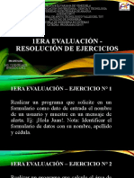 Programación IV - 1era Evaluación - Resolución de Ejercicios - V18542389