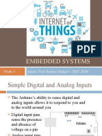 EMBEDDED SYSTEMS: SENSE INPUTS WITH ARDUINO