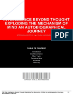 Intelligence Beyond Thought Exploding The Mechanism of Mind An Autobiographical Journey