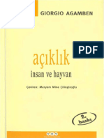 Giorgio Agamben - Açıklık_ İnsan ve Hayvan