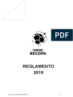 Reglamento Recopa 2019 CONMEBOL