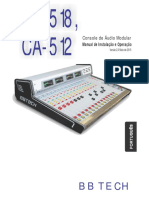 CA518 = Console ( Mesa Para Radiofusão)