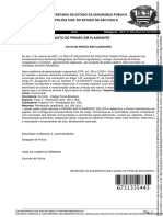 Auto de prisão em flagrante por receptação qualificada