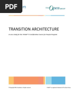 Transition Architecture: A Case Study For The TOGAF® 9 Certification Course For People Program