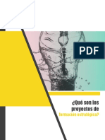 Los Proyectos de Formacion Estrategicos