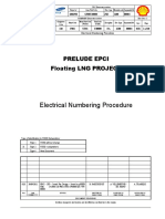 Electrical Numbering Procedure: Prelude Epci Floating LNG PROJECT