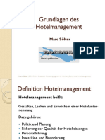 Grundlagen Hotelmanagement aktuell