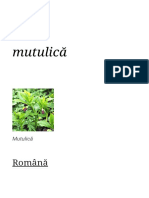mutulică - Wikționar