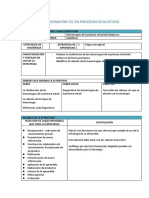 Plantilla de Integración Tic en Procesos Educativos