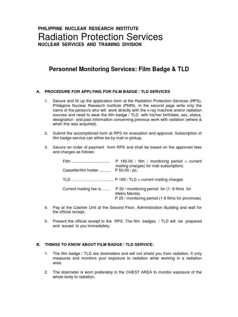 Radiation Dosimetry Application Guide | PDF | Radiation Protection ...