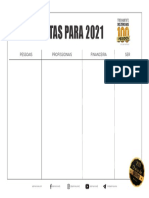 Metas 2021 o Ano de Ouro