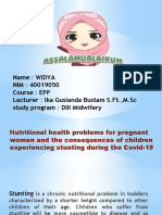 Name: WIDYA NIM: 40019050 Course: EPP Lecturer: Ika Guslanda Bustam S.FT.,M.SC Study Program: DIII Midwifery