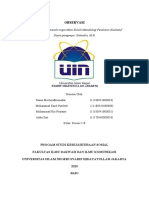 Observasi Analisis Masalah Sosial