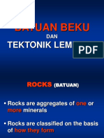 Batuan Dan Tektonik Lempeng