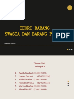 Teori Barang Publik Dan Barang Swasta