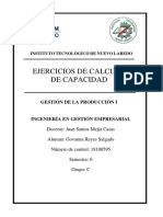 Ejercicios de Calculo de Capacidad