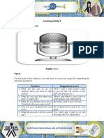 Learning Activity 3 Evidence: All in The Past: Fuente: SENA