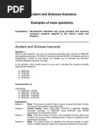 Sample A&S Exam Questions