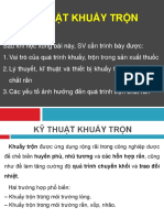 Kỹ ThuậT KhuấY TrộN: Mục Tiêu