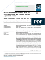 Occlusal Designs On Masticatory Ability and Patient Satisfaction With Complete Denture - A Systematic Review