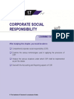 Corporate Social Responsibility: Learning Outcomes