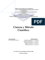 Ciencia y Metodo Cientifico. 1er Año Seccion 4. Metodologia de La Investigacion