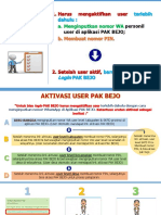 Alur Aktivasi User Pak Bejo