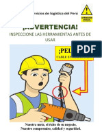 Advertencia No Utilizar Herramientas en Mal Estado