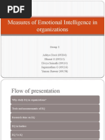 Measures of Emotional Intelligence in Organizations