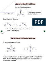 Exceptions To The Octet Rule: Molecules With Electron-Deficient Atoms