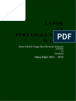 LPJ Ketua STIESIA 2011-2015