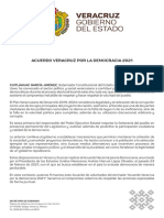 Acuerdo Veracruz Por La Democracia 2021