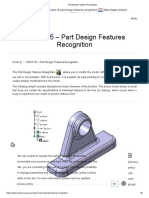Part Design Features Recognition