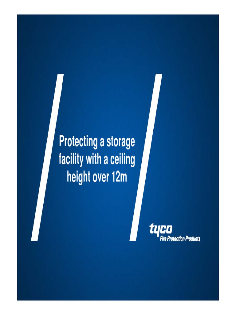 Fire Protection for High Storage Facilities | PDF | Aisle | Polystyrene