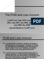 The Profit and Loss Account