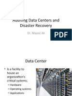 Auditing Data Centers and Disaster Recovery: Dr. Mazen Ali