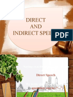 Presentation of Direct and Indirect Speech