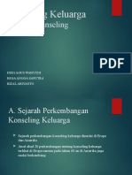 Sejarah Konseling Keluarga