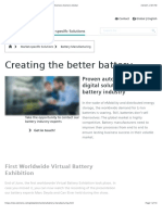 Battery Manufacturing - Market-Specific Solutions - Siemens Siemens Global